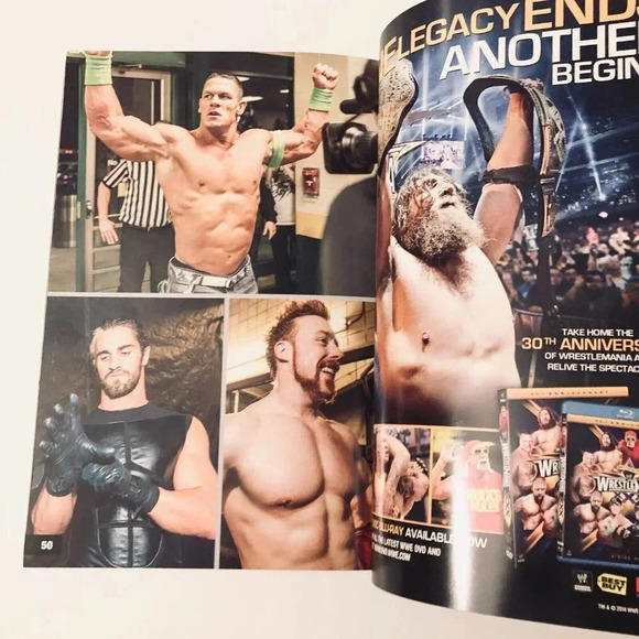 2014 WWE Wrestling  Official Program John Cena - Picture 12 of 16